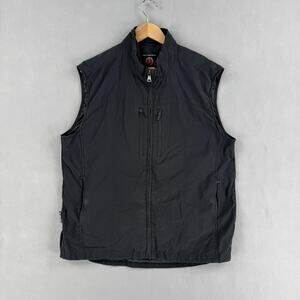 Scottevest Vest Mens XL Black Travel Tech Softshell Zip Pockets TEC Outdoor